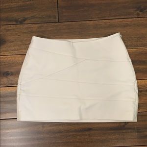 Bebe- white skirt